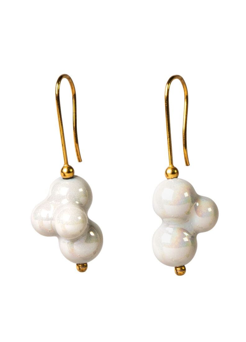 lladro Pendientes Bubbles