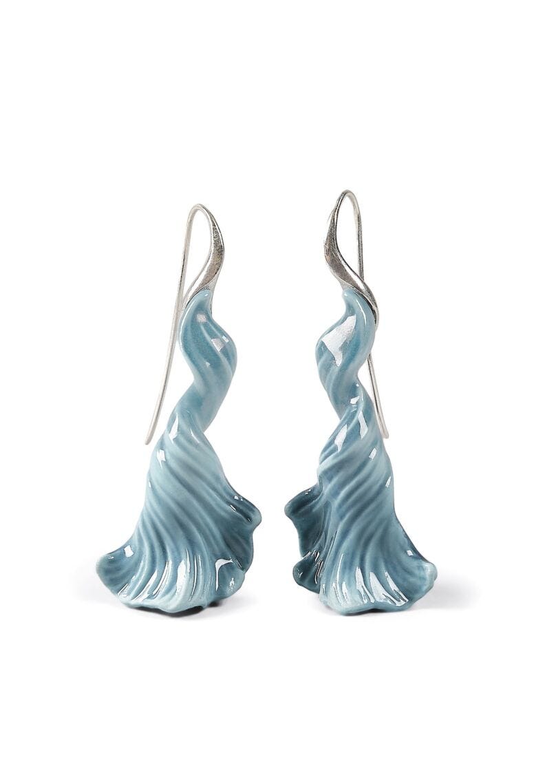 Lladro Pendientes Largos Aquarium