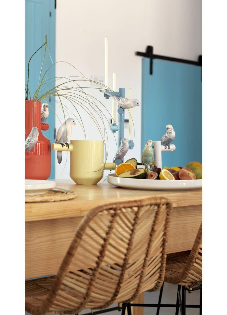 lladro Plato Parrot Romance