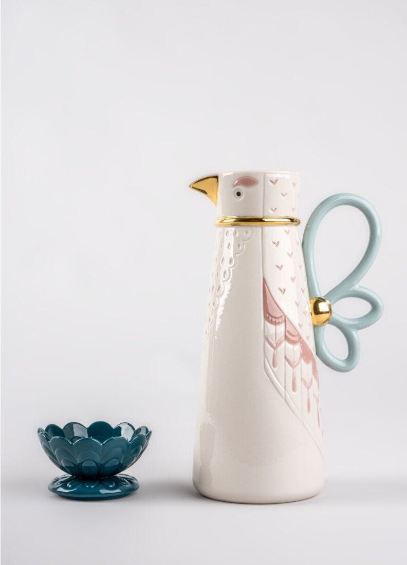 Lladro Recipiente De Café Kawki