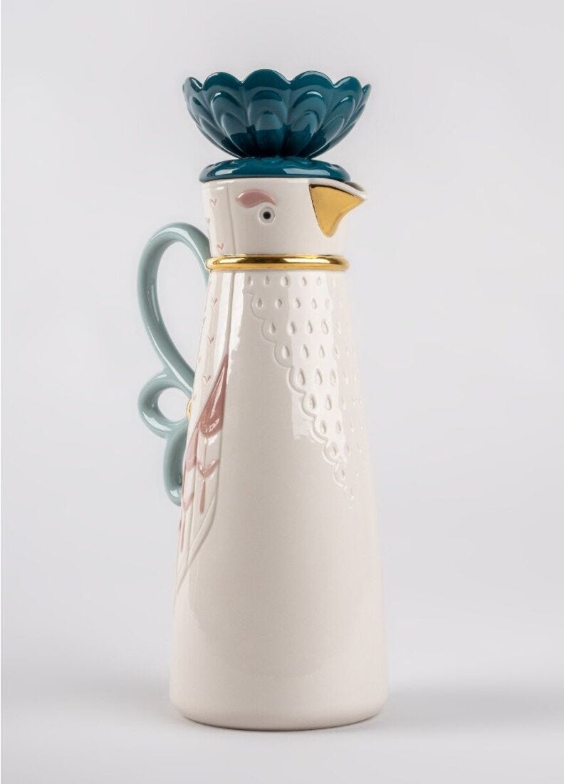 Lladro Recipiente De Café Kawki