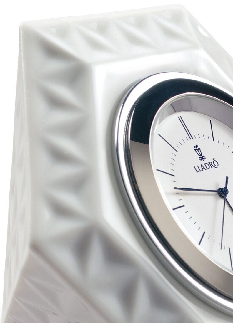 Lladro Reloj Frame Hexagonal Clock