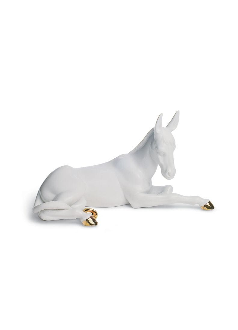 lladro Set Buey y Burro