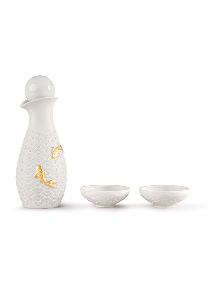 lladro Set de soja Koi