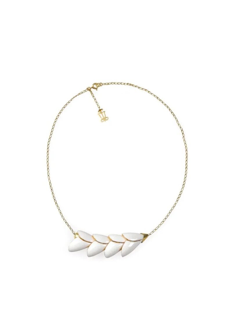 Lladro Set Heliconia Blanco 2 Piezas