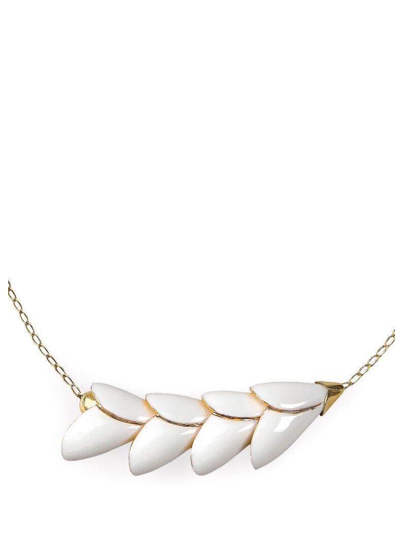 Lladro Set Heliconia Blanco 2 Piezas