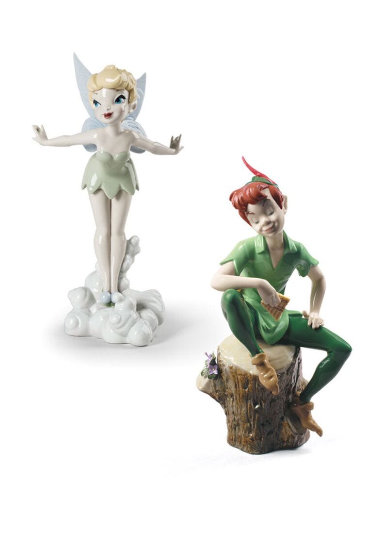 Lladro Set Peter Pan