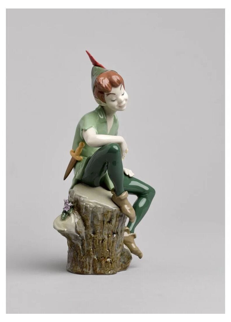 lladro Set Peter Pan