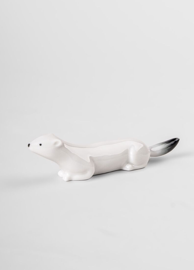 Lladro Set Posapalillos Armiño Y Grulla