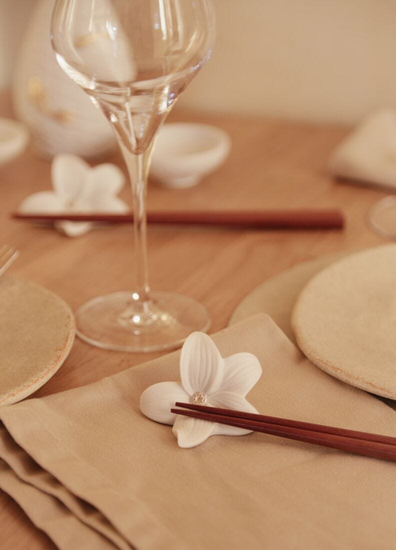 Lladro Set Posapalillos Lilium