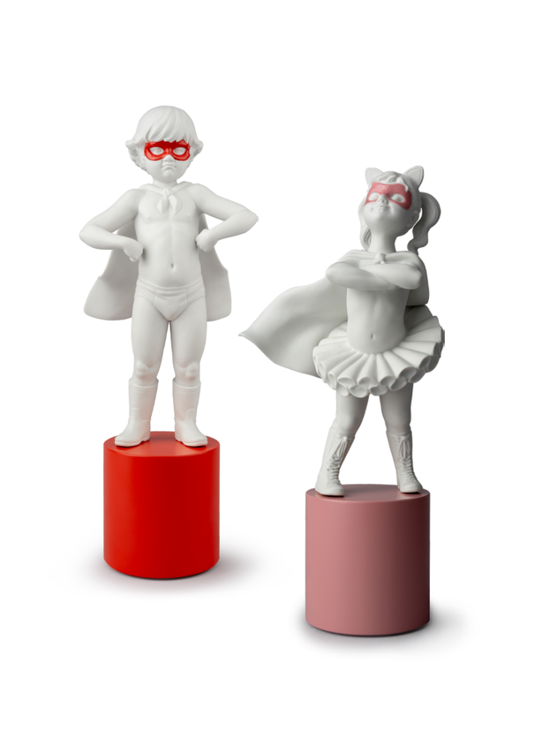 lladro Set Super Heroes