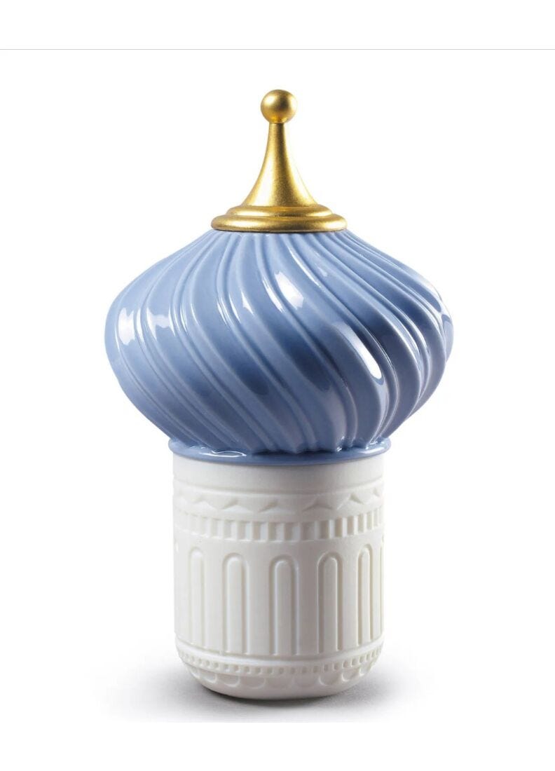 Lladro Set Velas Azules 1001 Luces