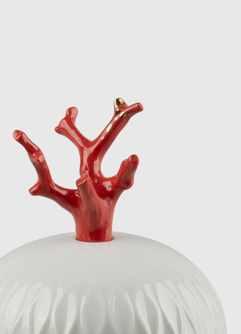 Lladro Vela Coral. Aroma Playa Mediterránea