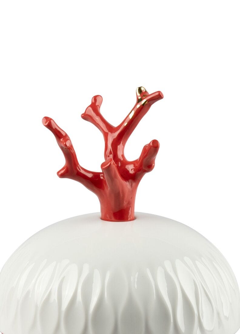 Lladro Vela Coral. Aroma Playa Mediterránea