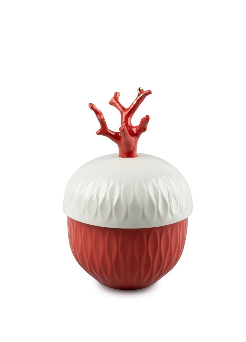 lladro Vela Coral. Aroma Playa Mediterránea