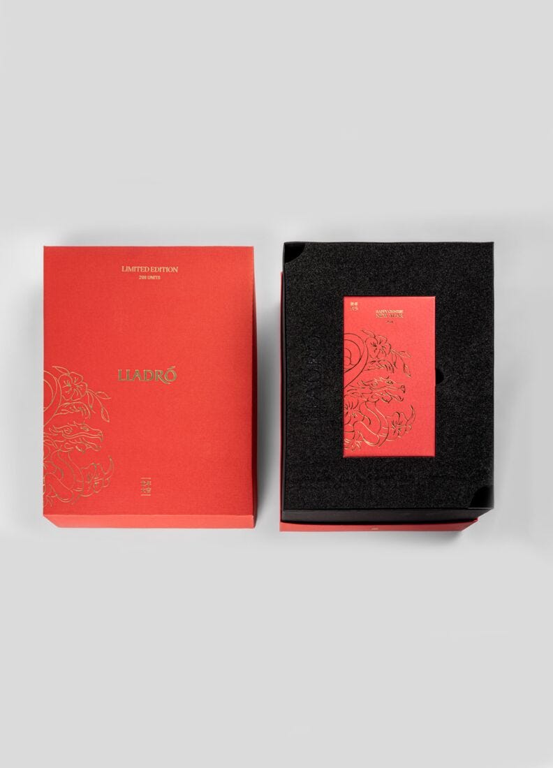 Lladro Year Of The Dragon Set. Serie Limitada