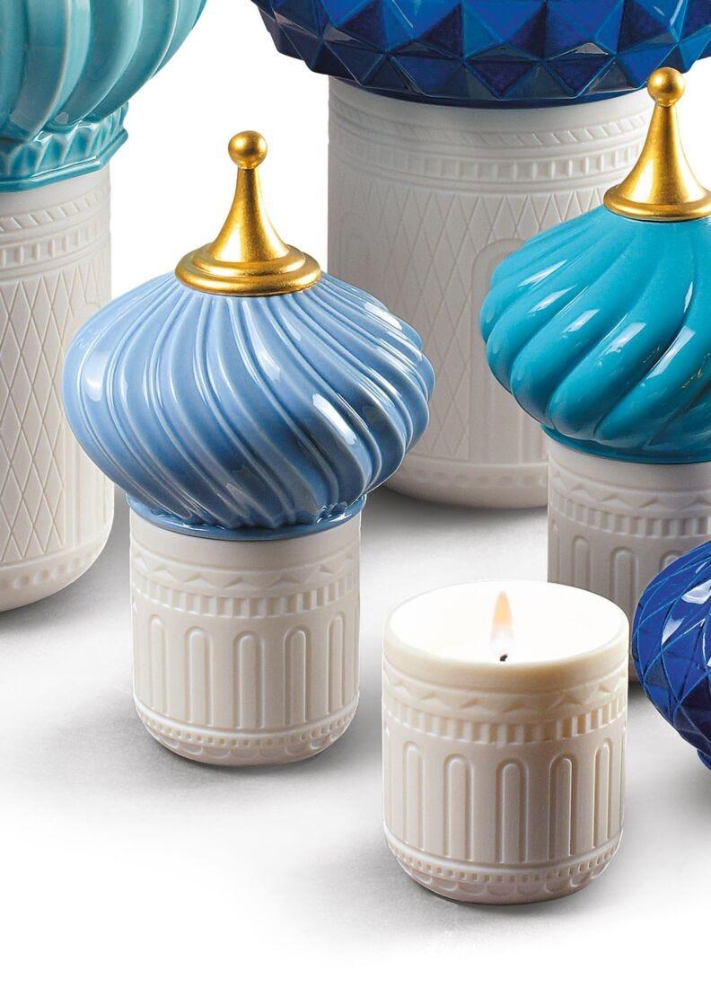 Lladro Vela Pináculo Malva 1001 Lights. Aroma Espíritu Indomable