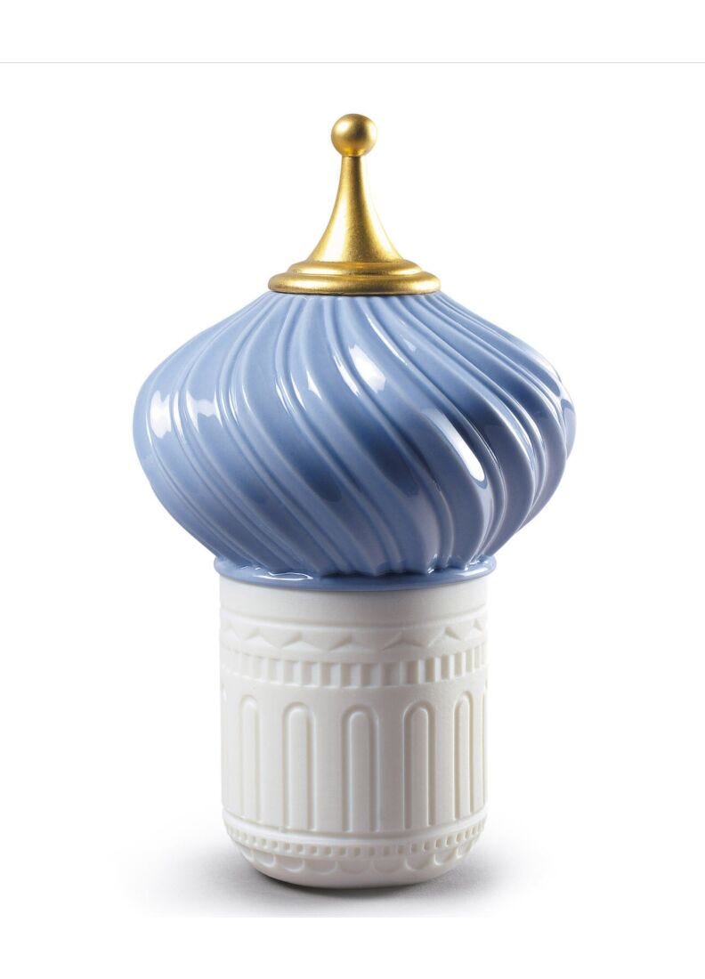 lladro Vela Pináculo malva 1001 Lights. Aroma Espíritu indomable