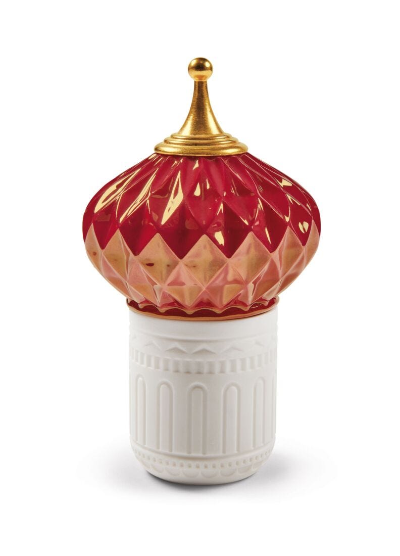 lladro Vela Pináculo Púrpura 1001 Lights. Aroma Llega la noche