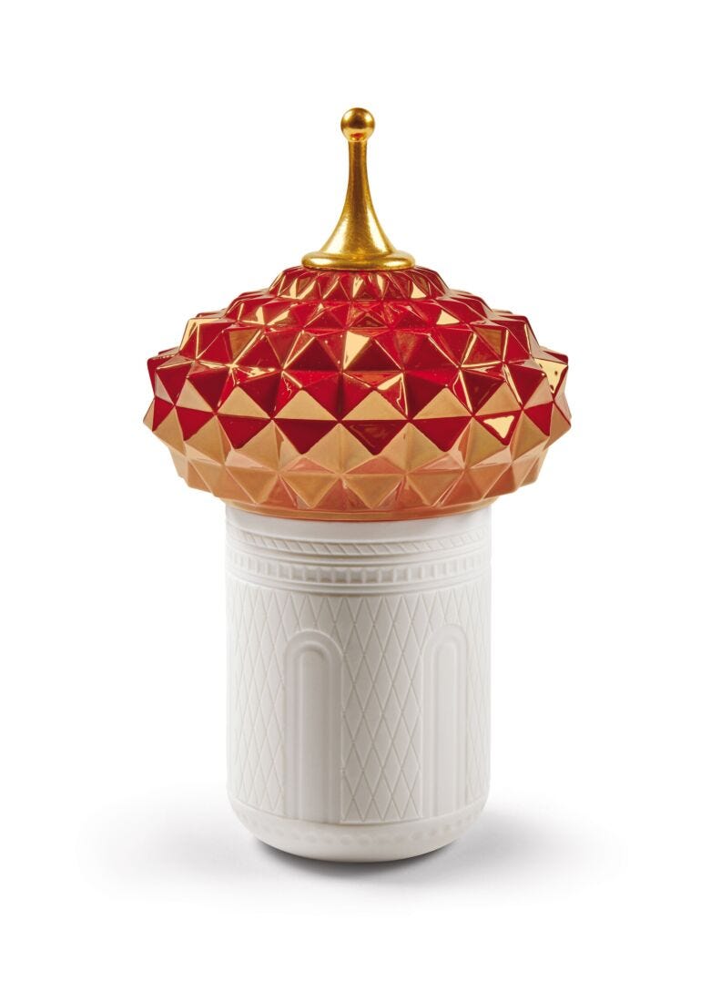 lladro Vela Torre Sur 1001 Lights (rosa). Aroma Llega la noche