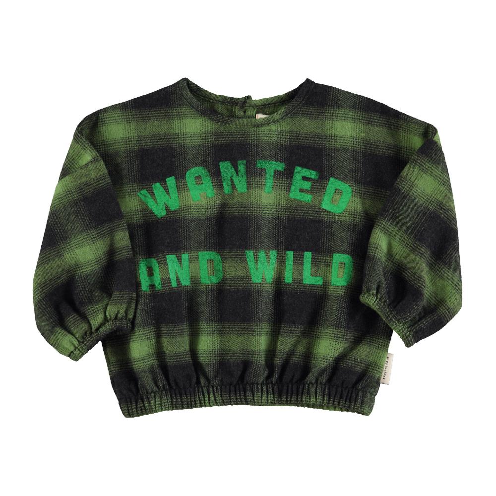 Lmdi Collection Blusa De Bebé Franela Verde&negro Piupiuchick