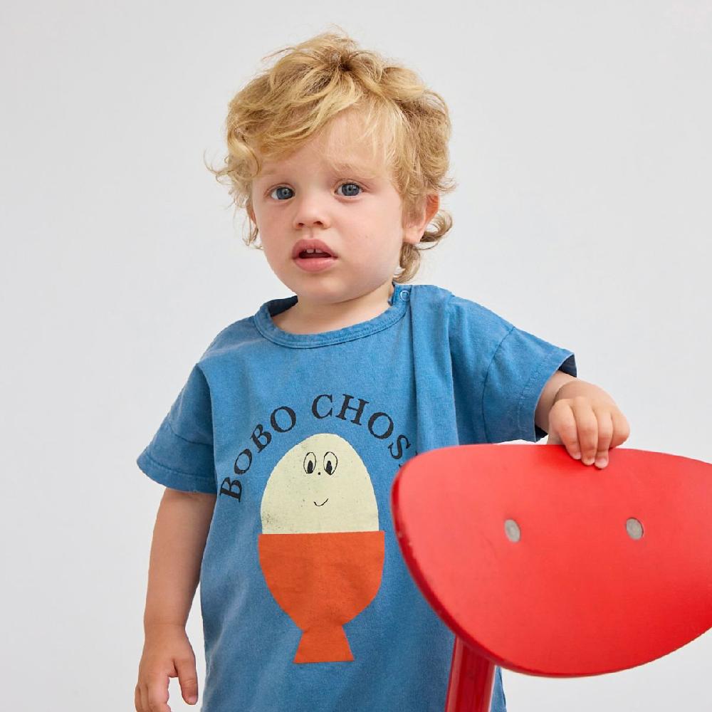 lmdi collection Camiseta Bebé Morning Egg Bobo Choses