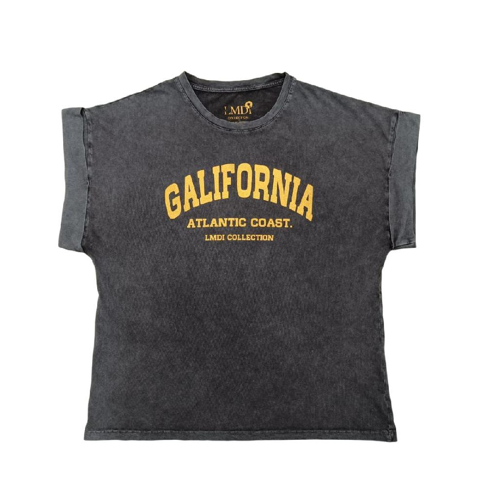 Lmdi Collection Camiseta “Galifornia Atlantic Coast” LMDI Collection Dorada