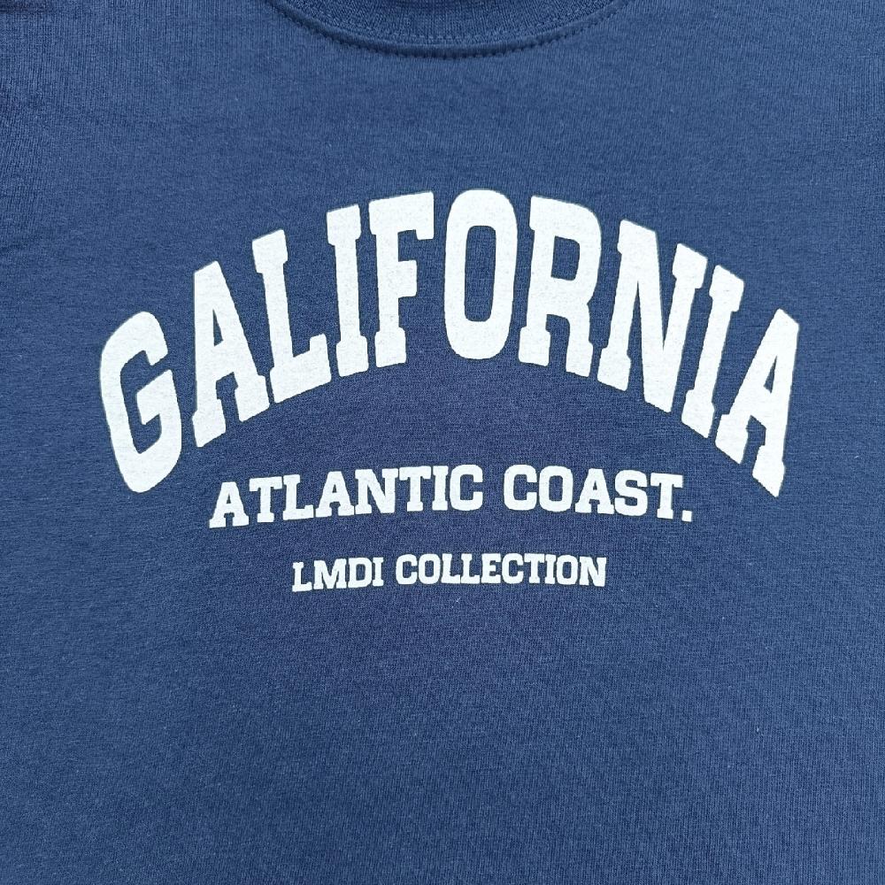 lmdi collection Camiseta Galifornia Atlantic Coast LMDI Collection KIDS marino/blanco