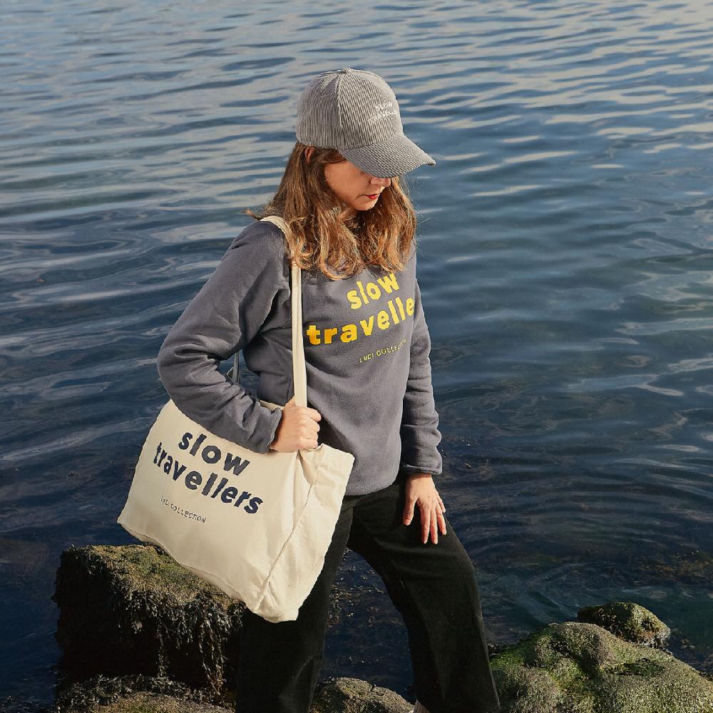 Lmdi Collection Gorra Slow Travellers Gris LMDI Collection