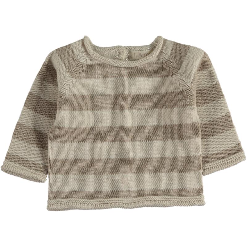 Lmdi Collection Jersey Rayas Manley Color Cream-toasted Li&me