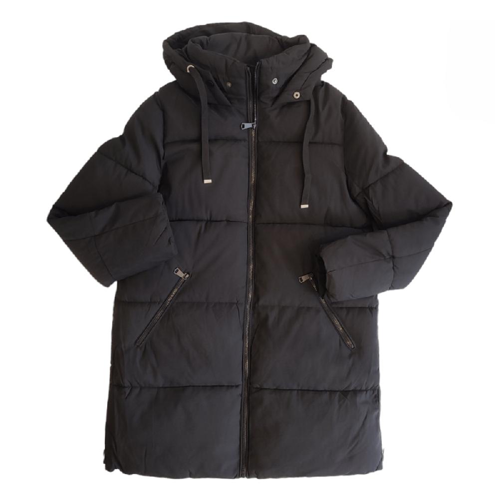 Lmdi Collection Abrigo Acolchado Negro