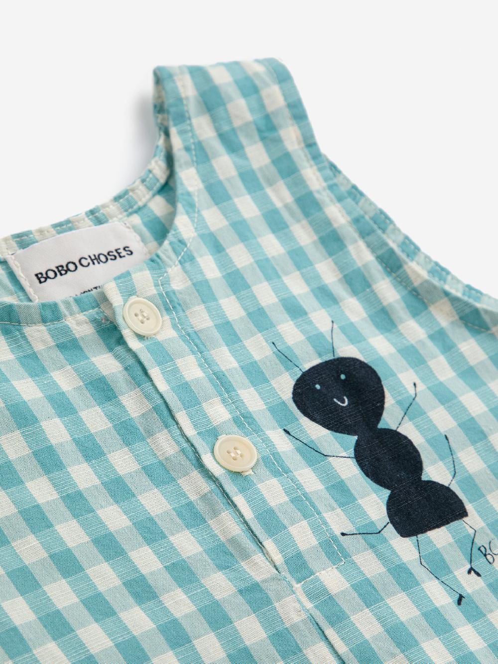 Lmdi Collection Ant Vichy Woven Playsuit