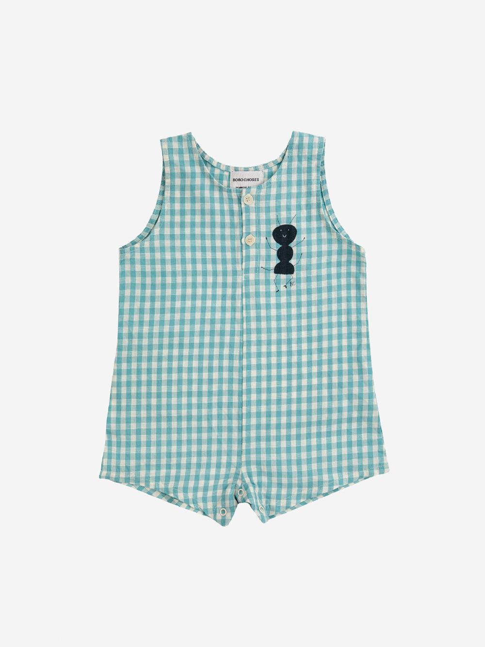 lmdi collection Ant vichy woven playsuit