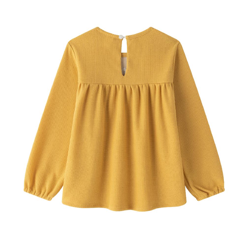 Lmdi Collection Camiseta NWS Mostaza Bordada