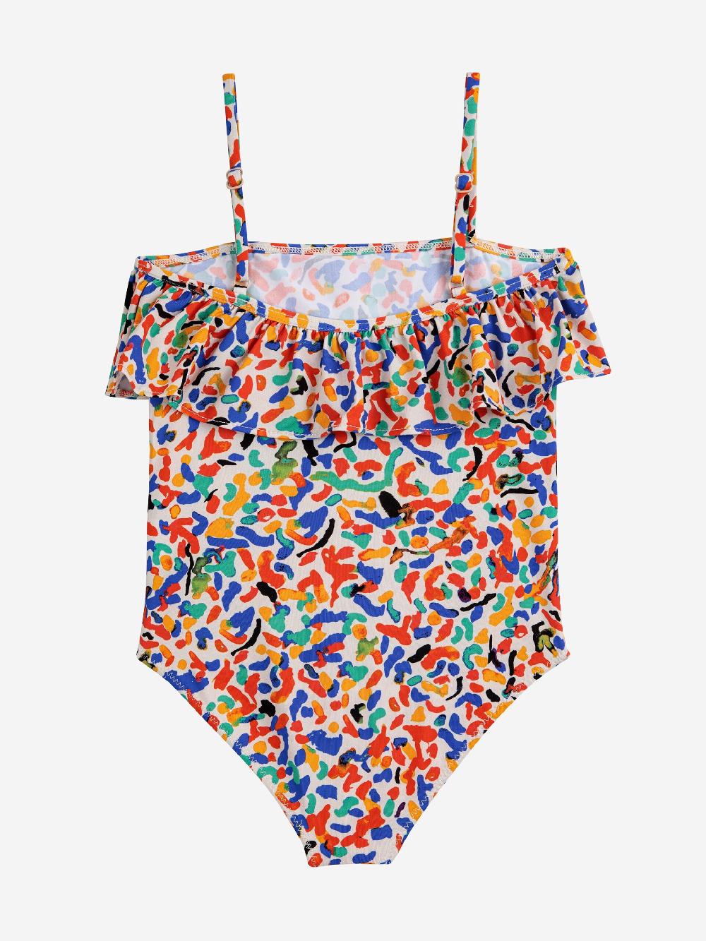 Lmdi Collection Confetti All Over Flounce Swimsuit