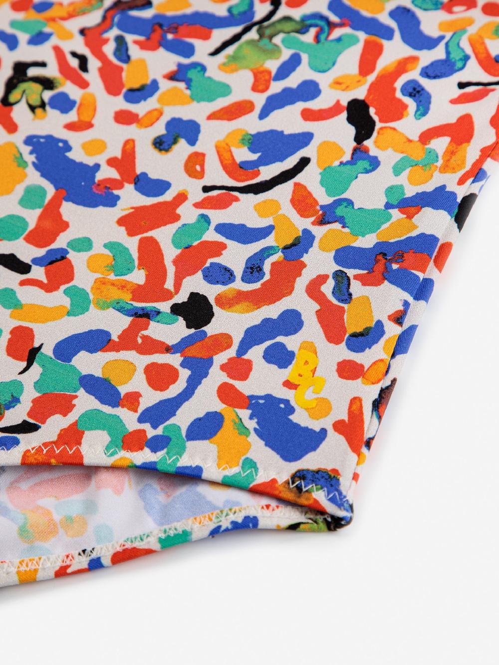 Lmdi Collection Confetti All Over Flounce Swimsuit