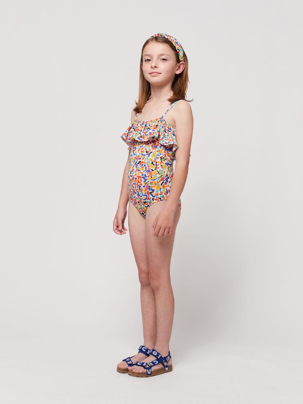 Lmdi Collection Confetti All Over Flounce Swimsuit