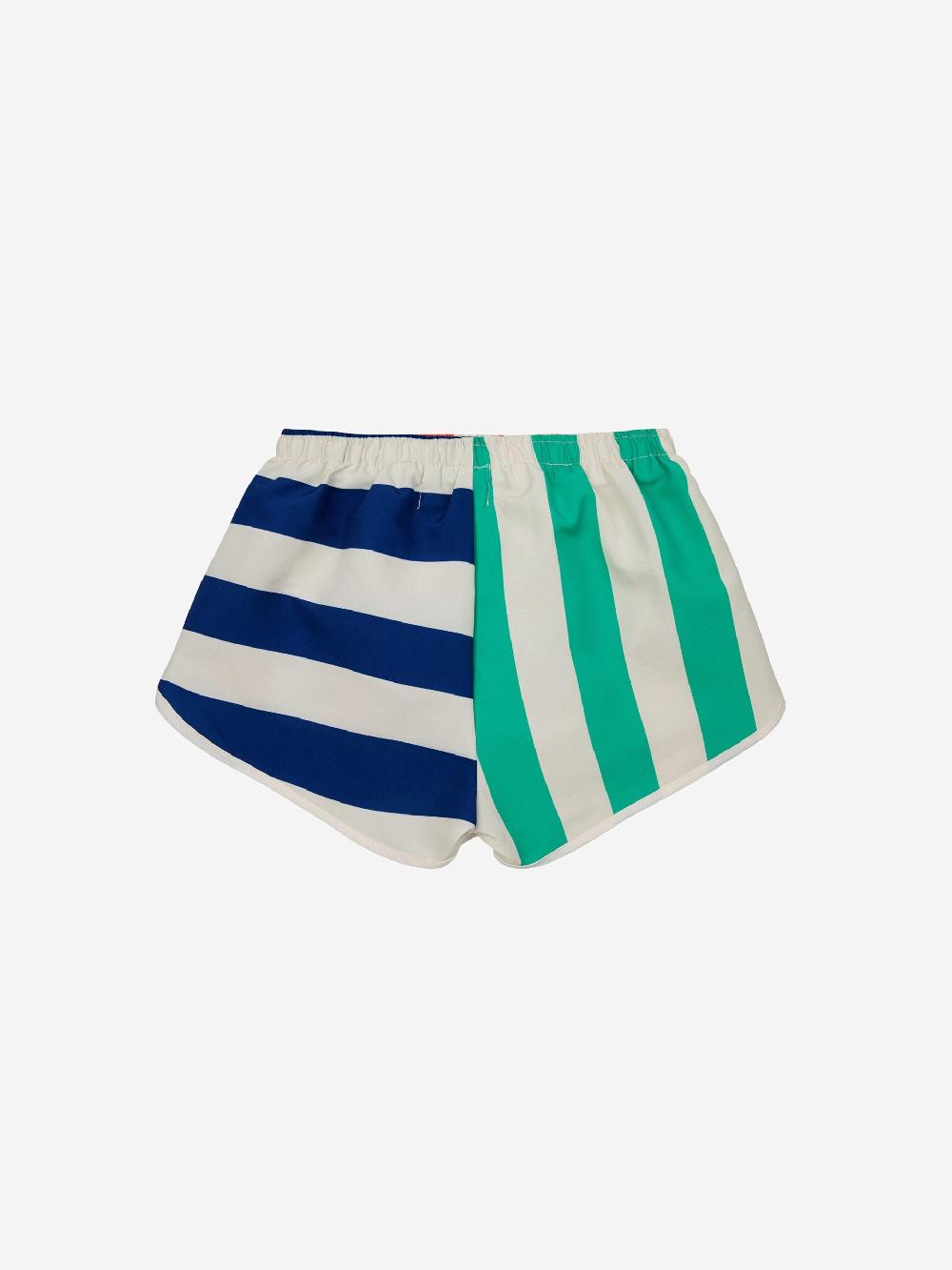 Lmdi Collection Multicolor Stripes Swim Shorts
