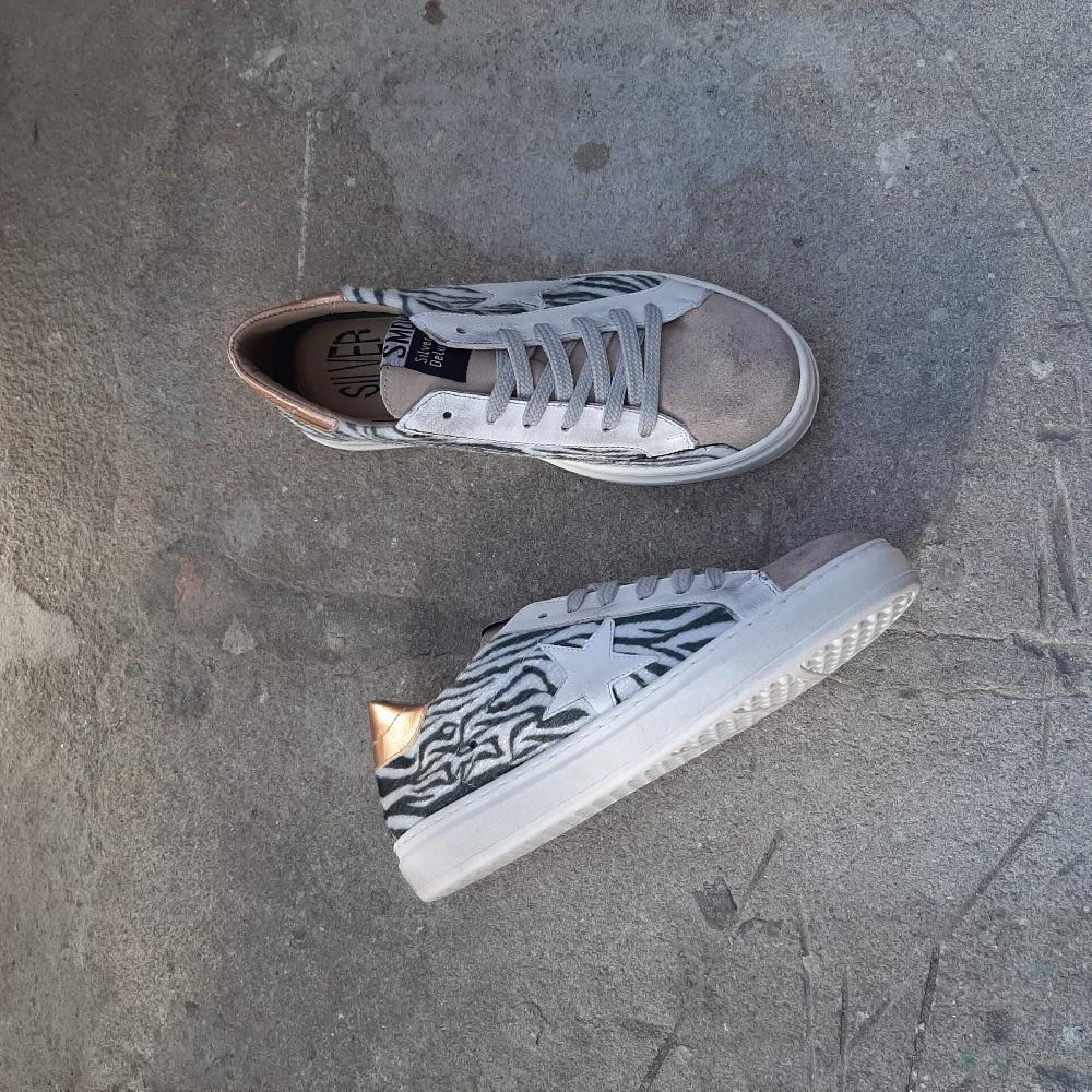 Lmdi Collection Sneaker Estampado Cebra