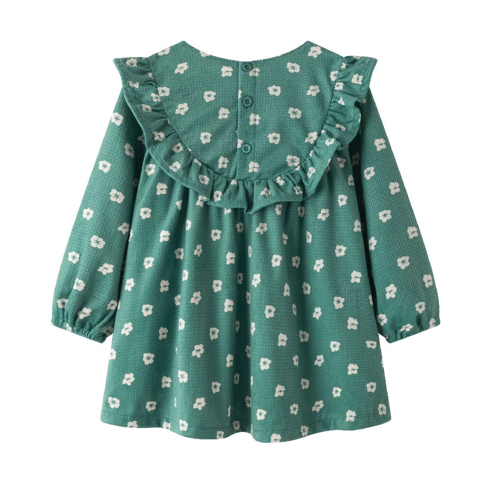 Lmdi Collection Vestido De Bebé NWS Flores Verde