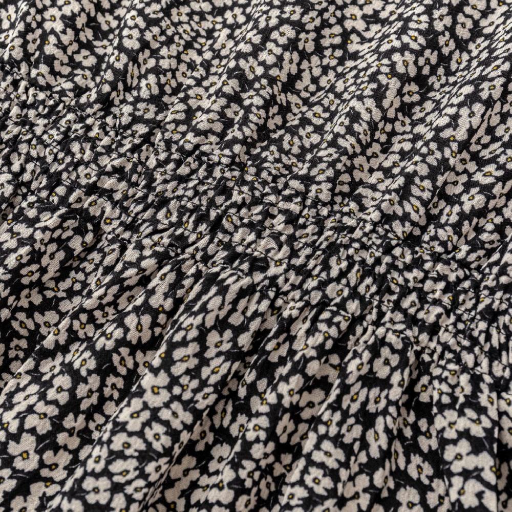 Lmdi Collection Vestido NWS Flores Negro