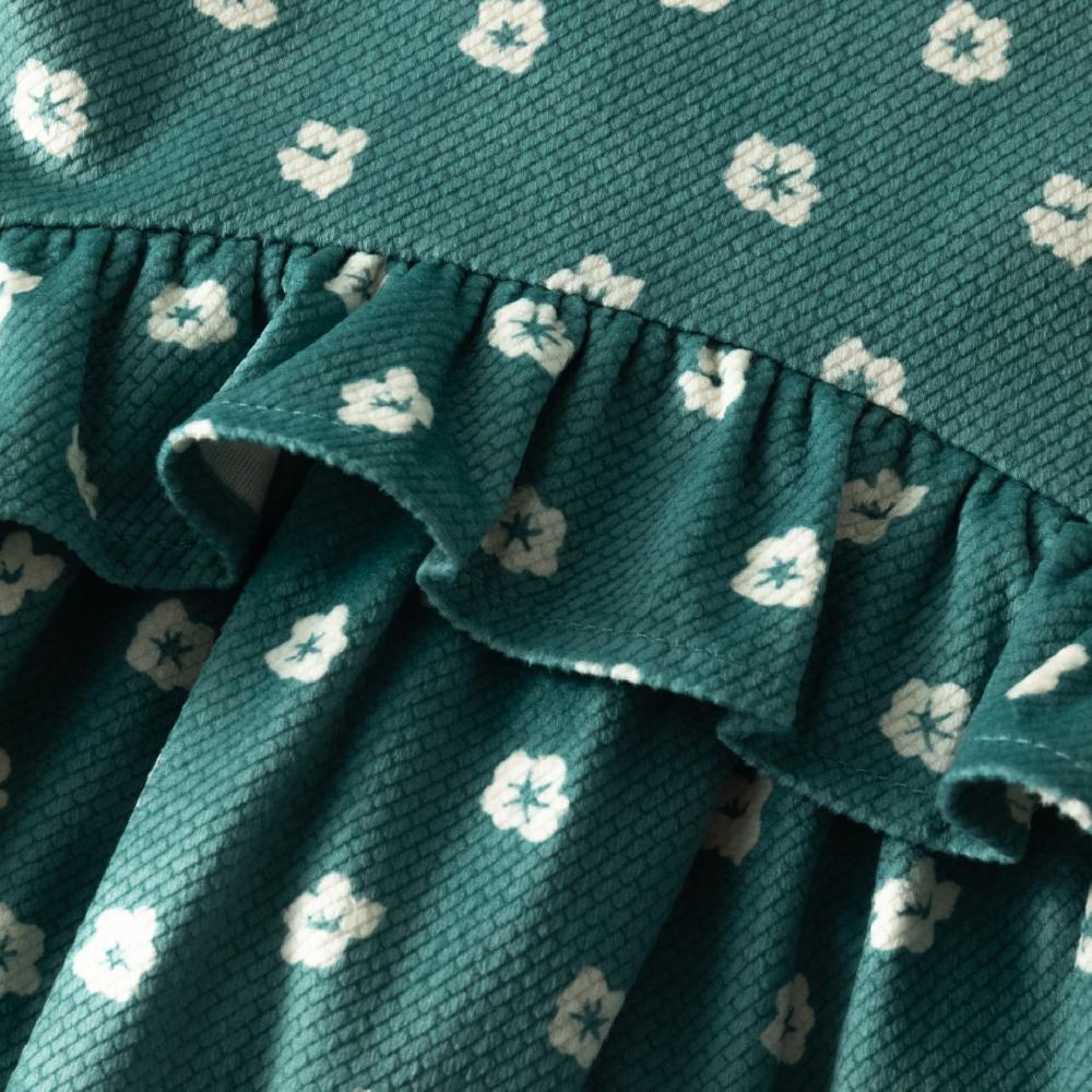 Lmdi Collection Vestido NWS Flores Verde