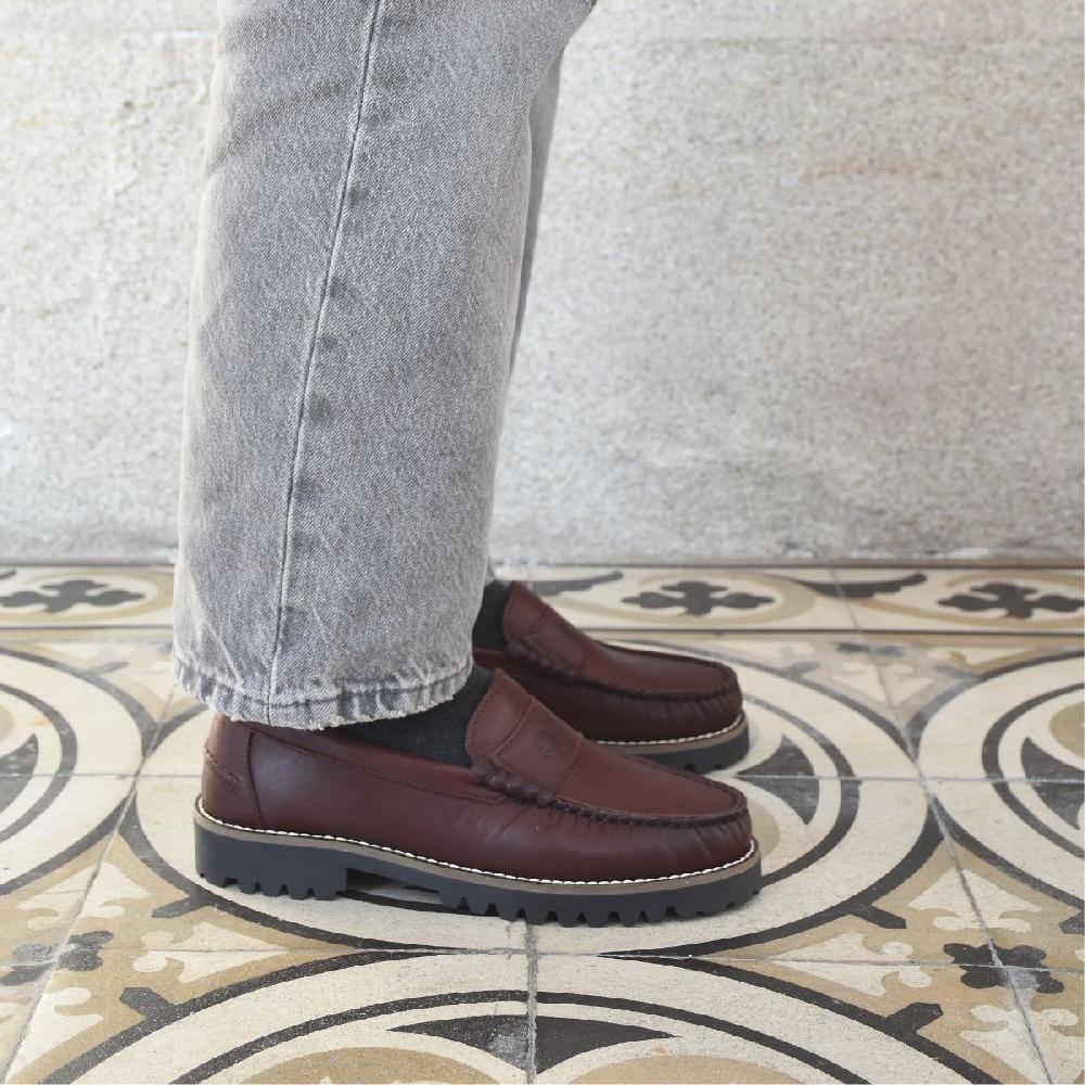 lmdi collection Mocasín Chunky Burdeos LMDI Collection