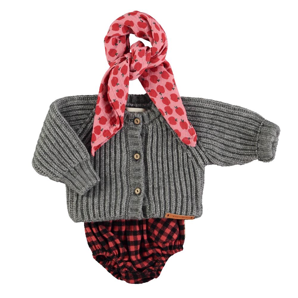 lmdi collection Ranita cuadro vichy rojo&negro Piupiuchick