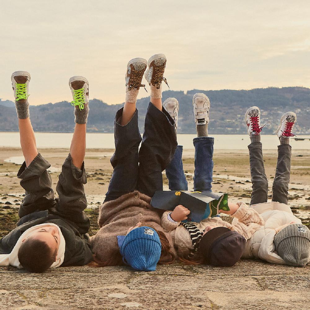 Lmdi Collection Sneaker Melide White Blue LMDI Collection (con Velcro)