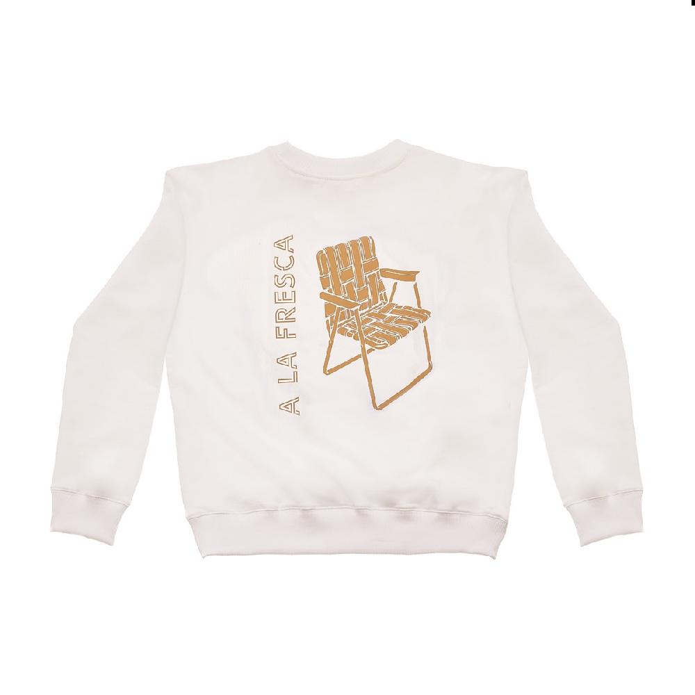 Lmdi Collection Sudadera A La Fresca Kids Color Blanco