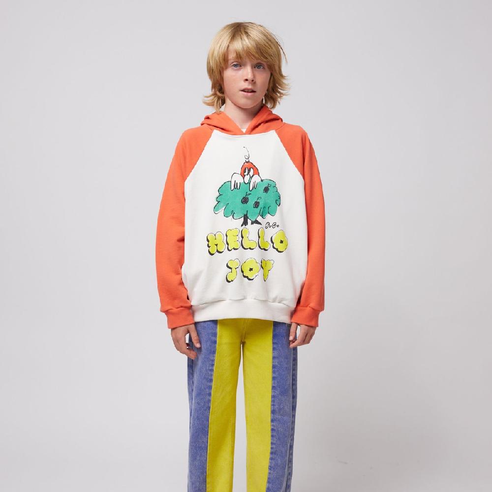 Lmdi Collection Sudadera Con Capucha De Mangas Raglán Hello Joy Bobo Choses