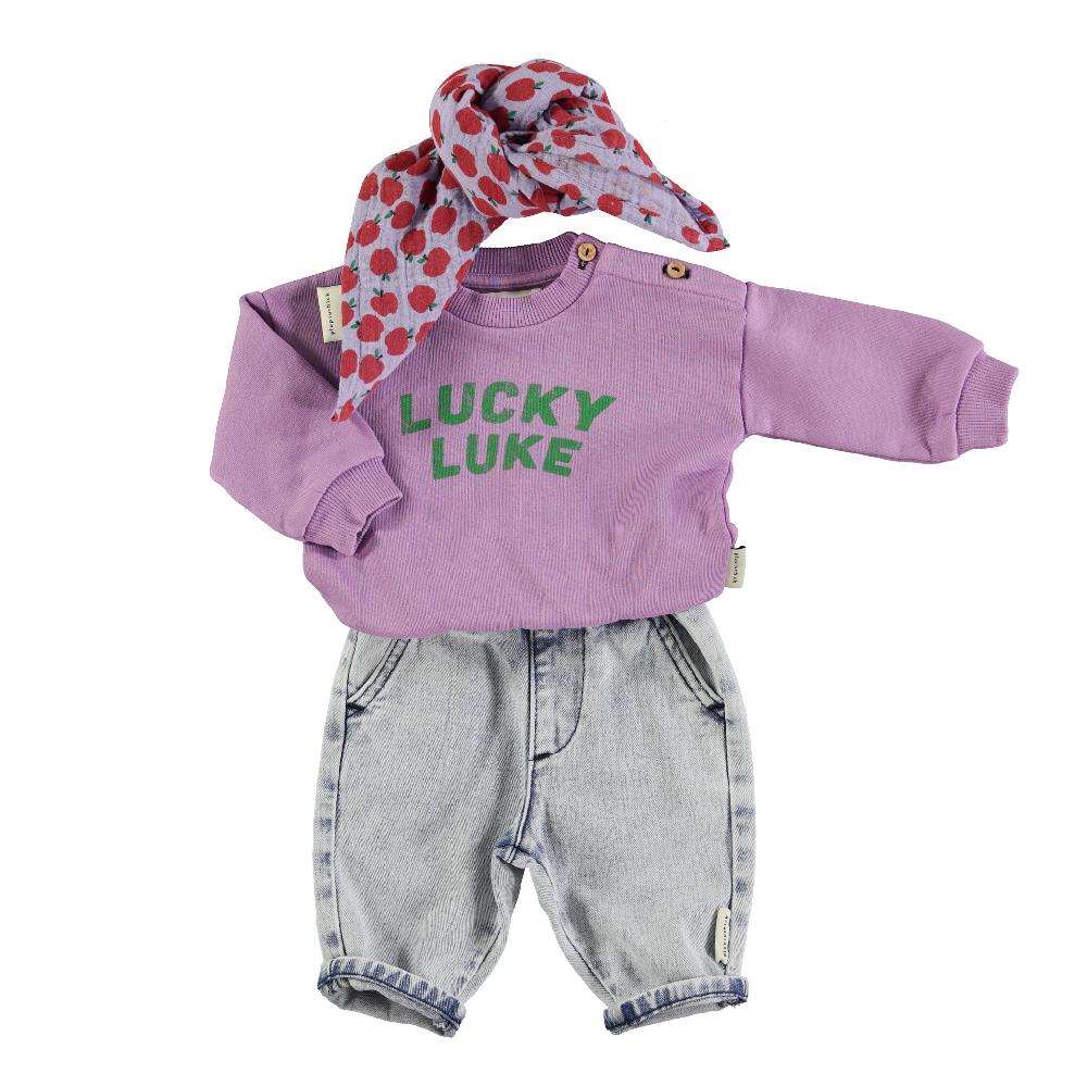 Lmdi Collection Sudadera De Bebé Malva “Lucky Luke” Piupiuchick