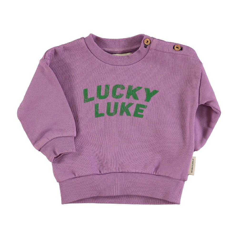 lmdi collection Sudadera de bebé malva “Lucky Luke” Piupiuchick