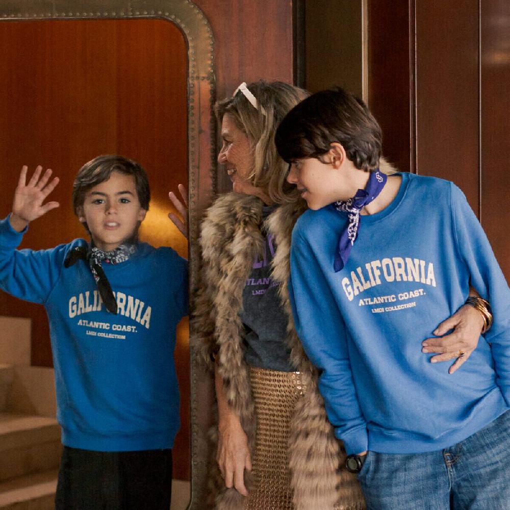 lmdi collection Sudadera Edición Limitada “Galifornia” niño azul